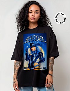 Camiseta Oversized Super Beyoncé Cowboy Carter