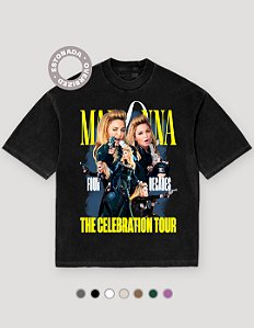 Camiseta Oversized Estonada Madonna Celebration Tour