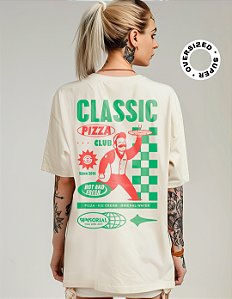 Camiseta Oversized Super Classic Pizza Club
