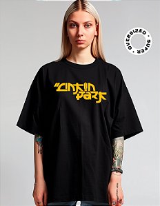 Camiseta Oversized Super Linkin Park In Japan - Sensorial