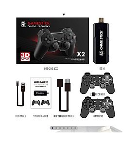 Game Stick Gd10 40.000 Jogos 128gb 2.4g 4K
