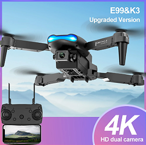 Drone K3 Pro Câmera 4k Com Sensor De Obstáculo