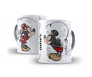 Caneca Mickey & Minnie Namorados