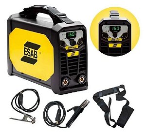 Máquina de Solda Inversora 160A Lhn 162i Dv Bivolt 110/220V Display Digital ESAB