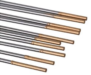Eletrodo De Tungstênio Ponta Dourada 1,5% De Lantânio 1,6mm