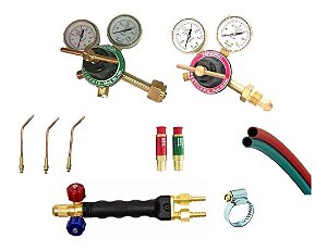 Conjunto De Solda Ppu Oxi-acetileno Completo Sem Cilindro