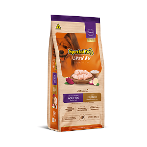 Ração Special Dog Ultralife Frango e Arroz para Cães Adultos Raças Pequenas 20Kg