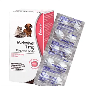 Meloxivet 1 mg Cartela com 10 Comprimidos