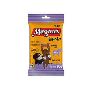 Magnus Bifinho Mastigáveis Sabor Carne Para Cães Pequeno Porte 60g