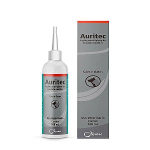 Auritec Syntec Loção para Higiene do Conduto Auditivo de Cães e Gatos 100ml