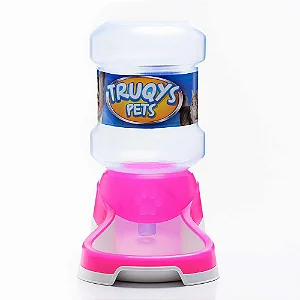 Bebedouro Automático Truqys Pets Galão 2L Rosa