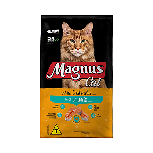 Magnus Cat Premium Gatos Adultos Castrados Salmão 20kg
