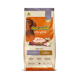 Ração Special Dog Ultralife Light Cães Castrados Raças Pequenas Frango 10,1kg