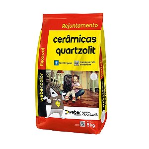 Rejunte Flexível Cinza Platina 5Kg - QUARTZOLIT