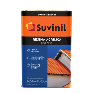 Resina Acrílica Base Água 18L Incolor - SUVINIL