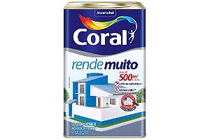 Tinta Acrílica Fosco Rende Muito 18L - Amarelo Frevo - CORAL