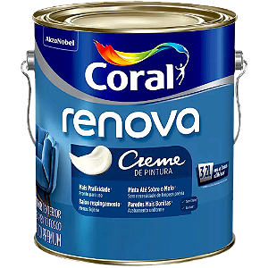 Tinta Acrílica Fosco Renova 3,2L - Branco - CORAL