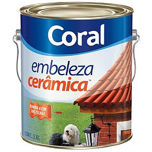 Tinta Esmalte Sintético Brilhante Embeleza 3,6L - Cerâmica - CORAL