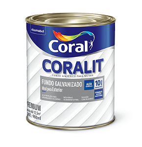 Fundo Coralit para Galvanizado 0,9L - Branco - CORAL