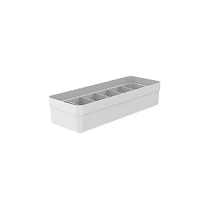 Organizador Colmeia Logic G 35x12,5x7,5cm Branco - OU