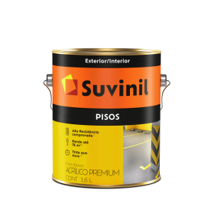 Tinta Piso 3,6L - Amarelo - SUVINIL