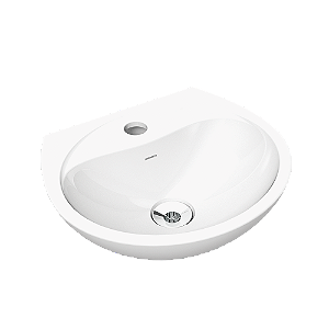 Lavatório Way Branco LS-30 - 7714030 - LORENZETTI