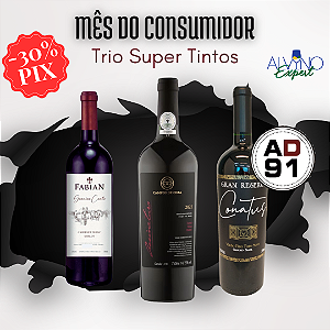 Kit Dia do Consumidor Trio Super Tintos