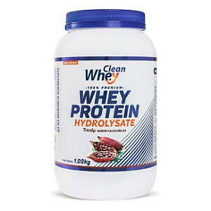 WHEY PROTEIN HYDROLYSATE 1.020 KG CACAU - CLEAN WHEY