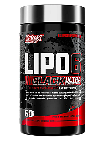 LIPO 6 | BLACK | UC 60 CÁPSULAS - NUTREX