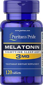 MELATO| 3 MG |120 TABLETS - PURITANS PRIDE