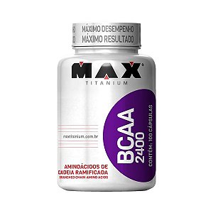 BCAA 2400 100 CÁPSULAS  - MAX TITANIUM