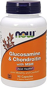 GLUCOSAMINE & CHONDROITIN 90 VEG CÁPSULAS - NOW FOODS