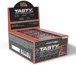 TASTY BAR TRIPLE CHOCOLATE 90 GR CX 8 UNIDADES - ADAPTOGEN