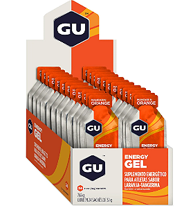 GU ENERGY GEL - SABOR LARANJA - CAIXA COM 24 SACHES