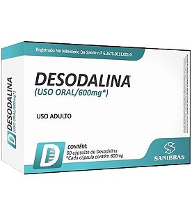 DESODALINA 600 MG 60 CÁPSULAS - POWER SUPPLEMENTS