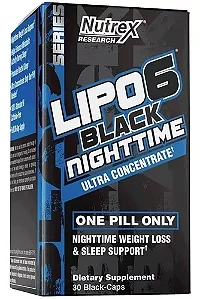 LIPO-6 BLACK NIGHTTIME ULTRA CONCENTRADO 30 CAPS - NUTREX