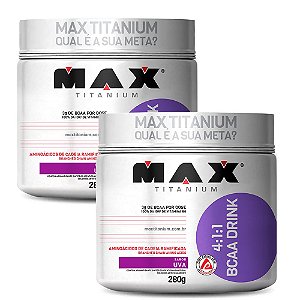 2X BCAA DRINK 280 GR - MAX TITANIUM