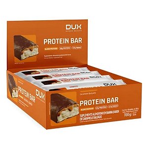 PROTEIN BAR 12 UNIDADES (CARAMELO SALGADO) 08-2026 - DUX NUTRITION