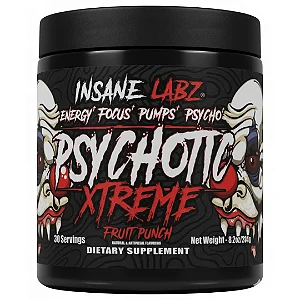 PRE-TREINO PSYCOTHIC XTREME 234 GR (FRUIT PUNCH) - INSANE LABZ