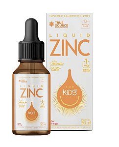 LIQUID ZINC 30 ML (MORANGO) - TRUE SOURCE