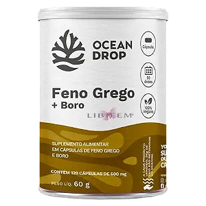 FENO GREGO+BORO LIBIFEM 120 CAPSULAS 500 MG - OCEAN DROP