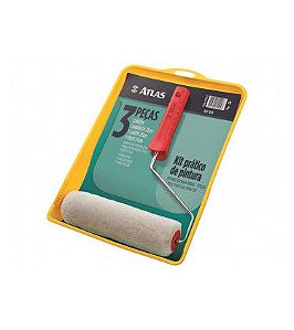 KIT PINTURA PRATICO 23CM 1001 ATLAS 3PCS