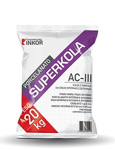 ARGAMASSA SUPERKOLA AC-III 20KG INKOR