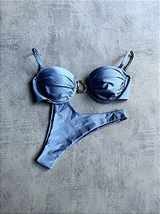 Sable argola asa delta azul luxo