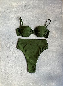 Sable hot pant verde militar