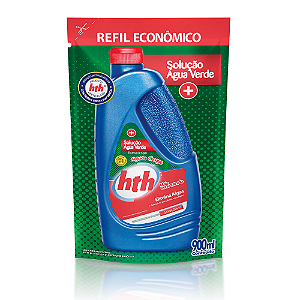 Solução Água Verde Hth Algicida Choque Refil - 900ml