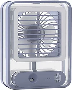 Mini Ventilador Climatizador Usb Portátil Umidificador