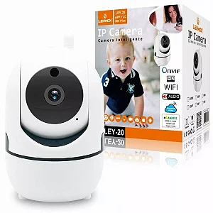 Câmera Inteligente Ip Wifi 1080p Giratória 360º Ley-20 Lehmox