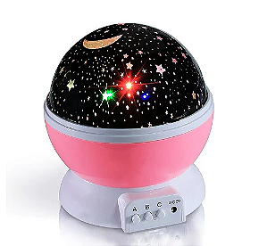 Luminaria Projetor Estrela 360 Star Night Light