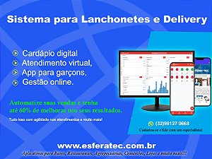 Aplicativos para vendas e divulgação.